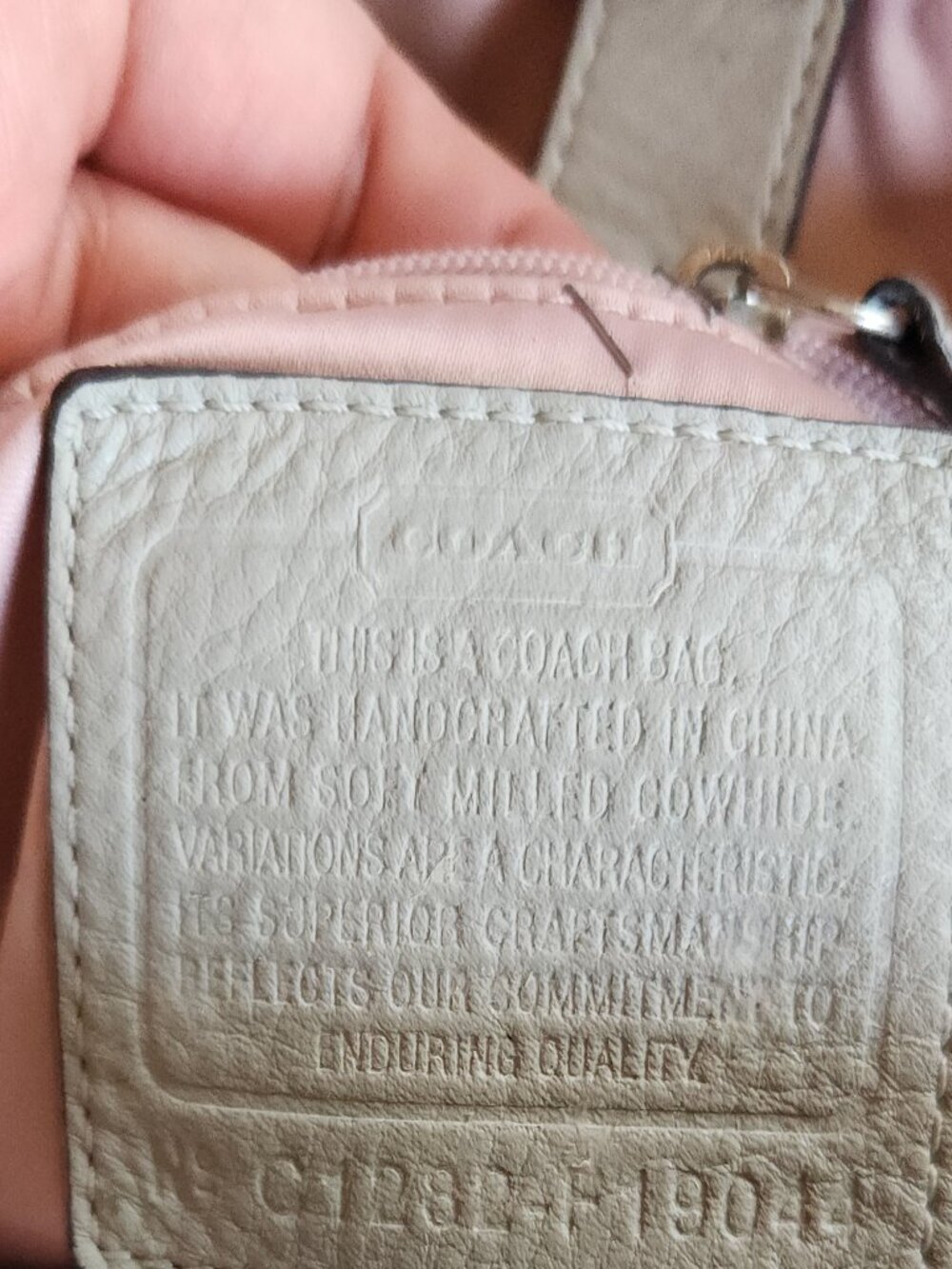 Coach Pebbled Leather Penelope Carryall Tote - Picture 11 of 11